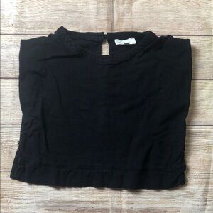 Boheme Elegant Black Crop Top